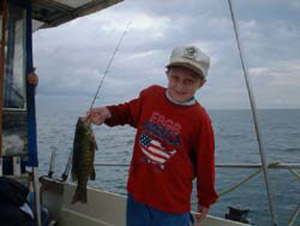 kids smallmouth bass fishing charter
