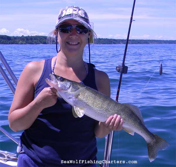 SEAWOLF Lake Erie Walleye Fishing Trip Lake Erie Fishing Charter walleye  guide